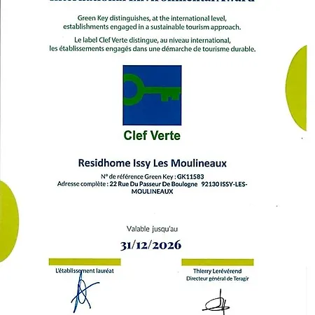 Residhome Paris Les Moulineaux Lejlighedshotel Issy-les-Moulineaux